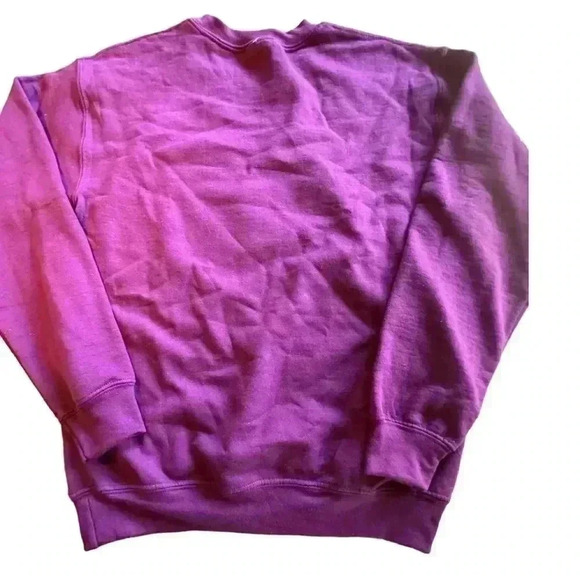 Gildan small vibrant purple tie dye lips & weed joint. NWT - Picture 2 of 6